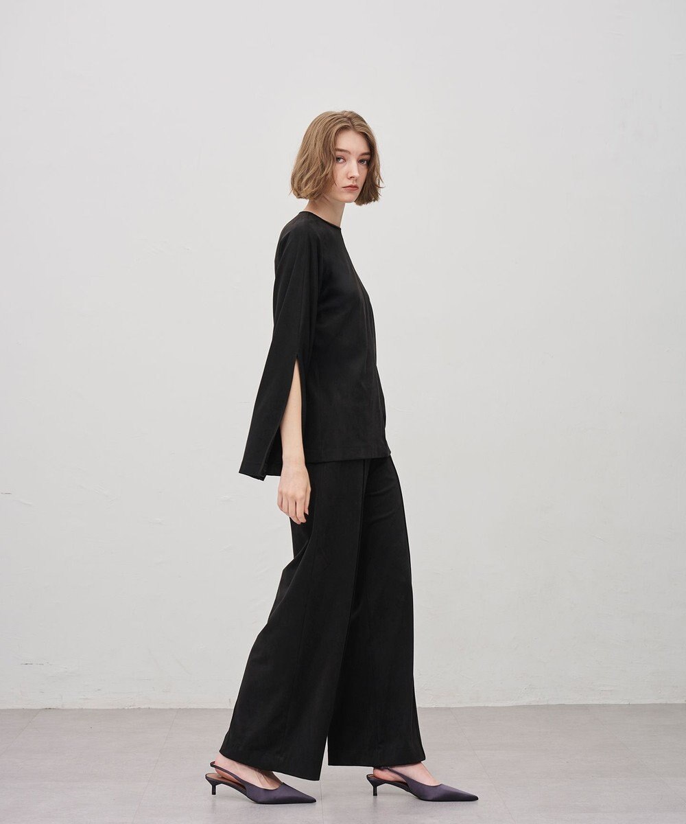 uncrave スウェード ストレートパンツ 