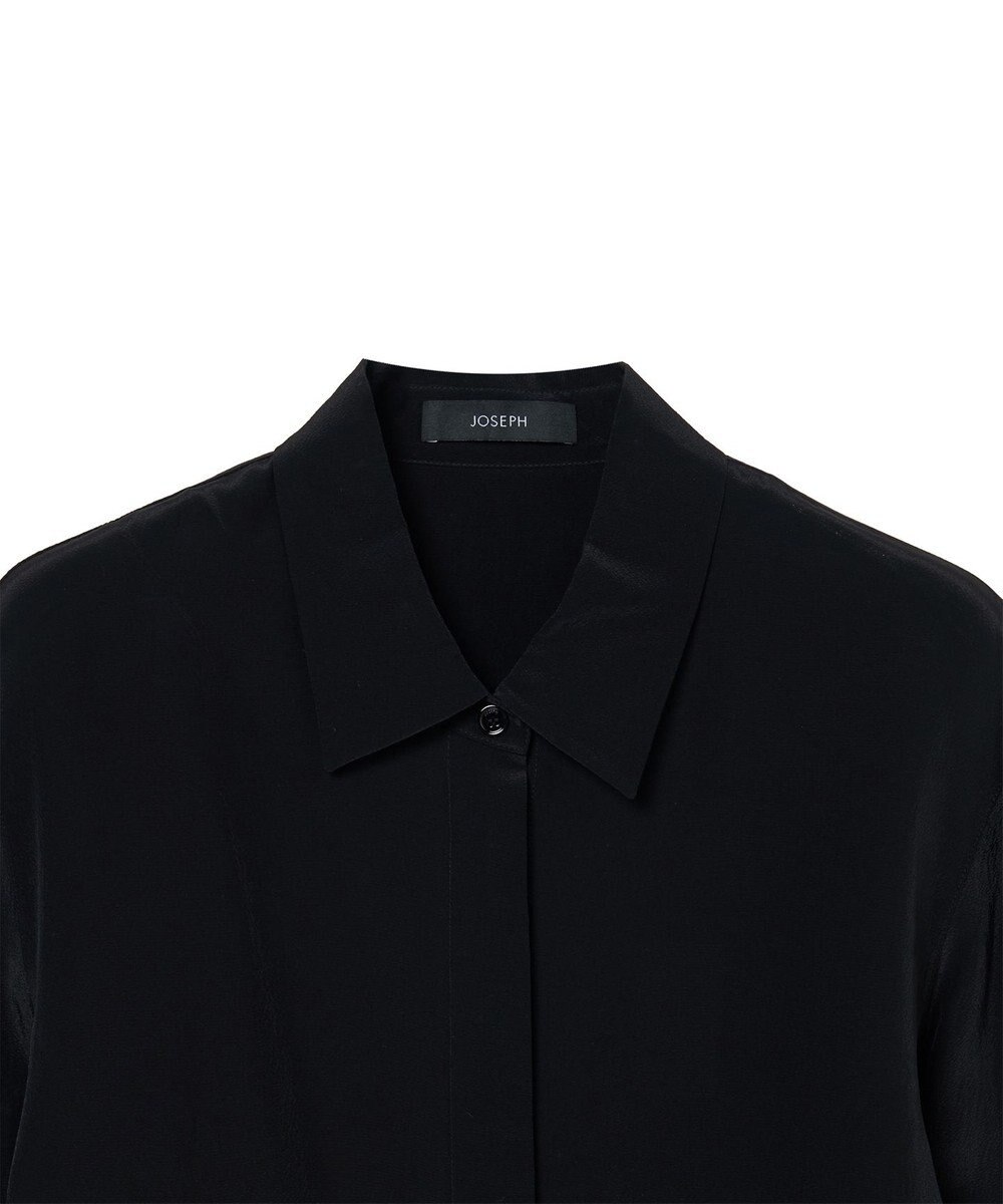 JOSEPH 【WEB＆OUTLET限定】CDC ブレンド シャツカラーブラウス 