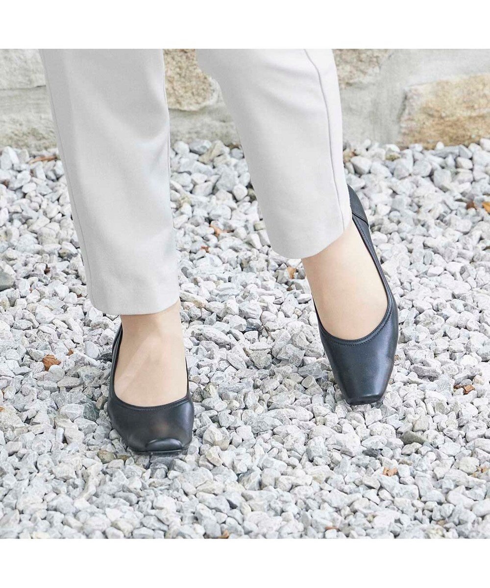 Riz raffinee <Riz raffinee>スクエアトゥプレーンパンプス 