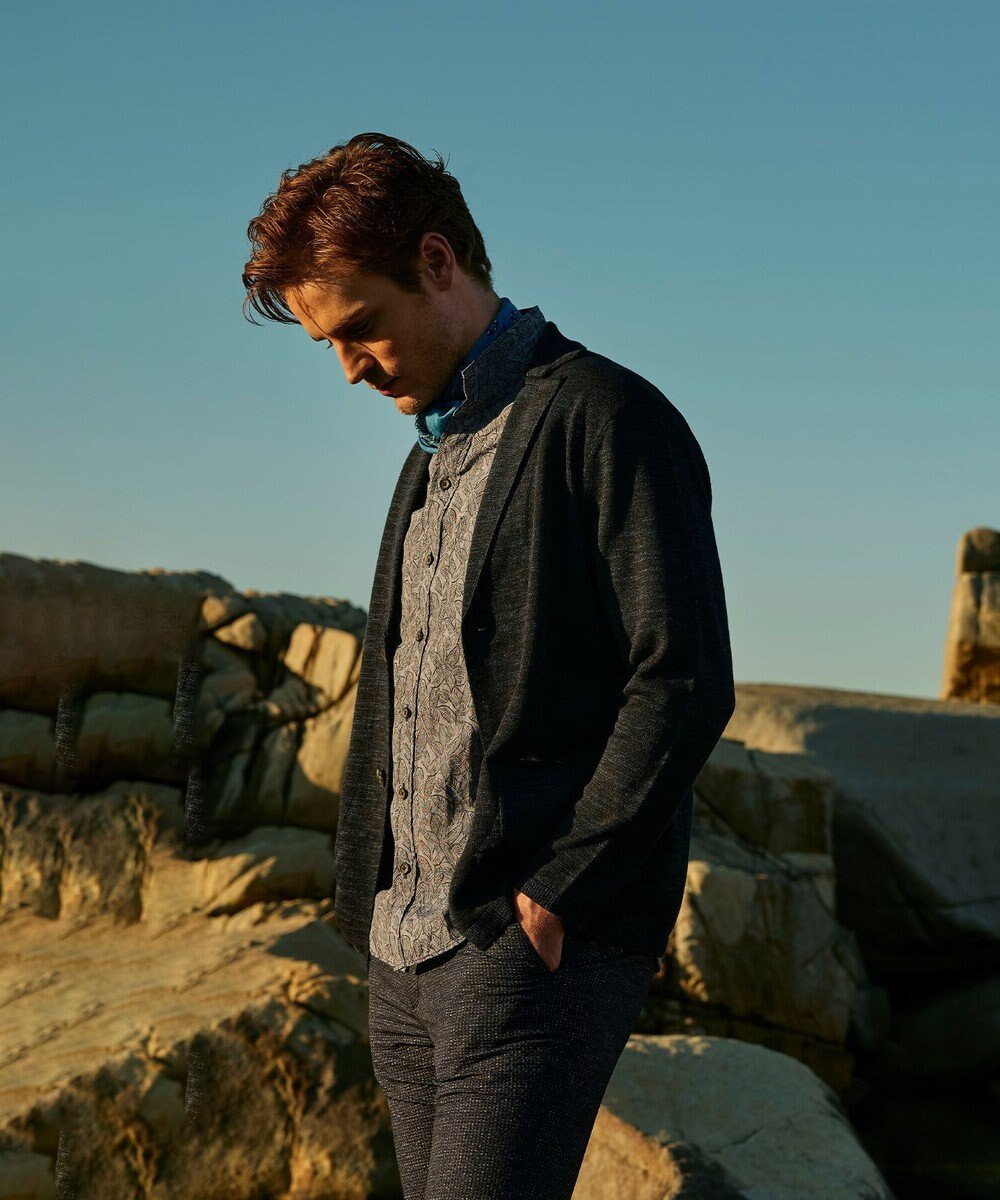 JOSEPH ABBOUD 【サスティナブル】スラブギマ カーディガン 