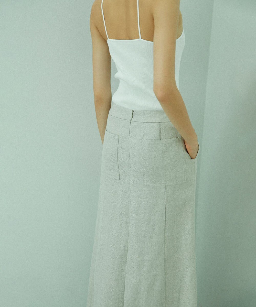 BEIGE， BURDOCK / Iラインスカート 