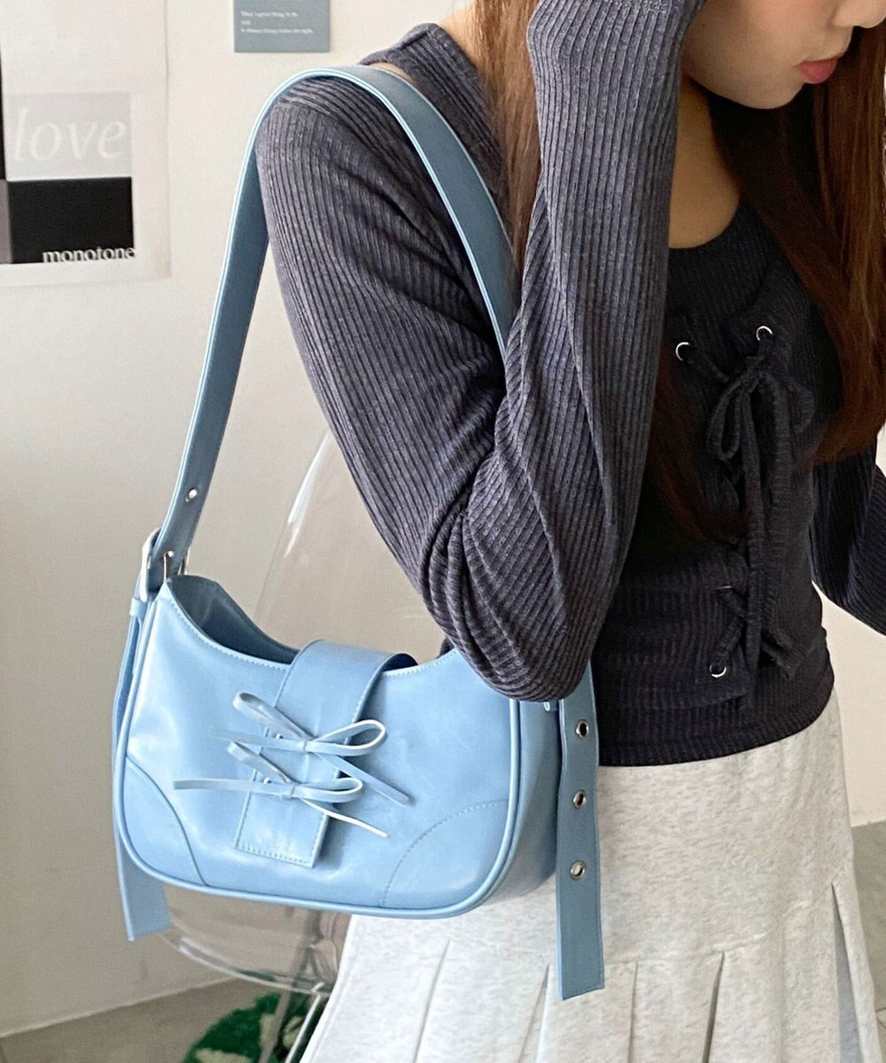 WEGO マルチWAYハーフムーンベルトバッグ 