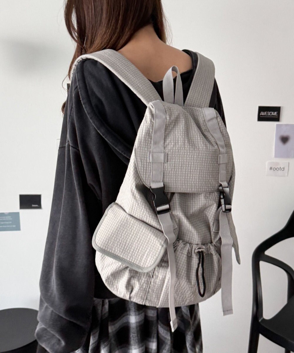 WEGO 【ユニセックス着用ITEM】3ポケットフラップリュック 