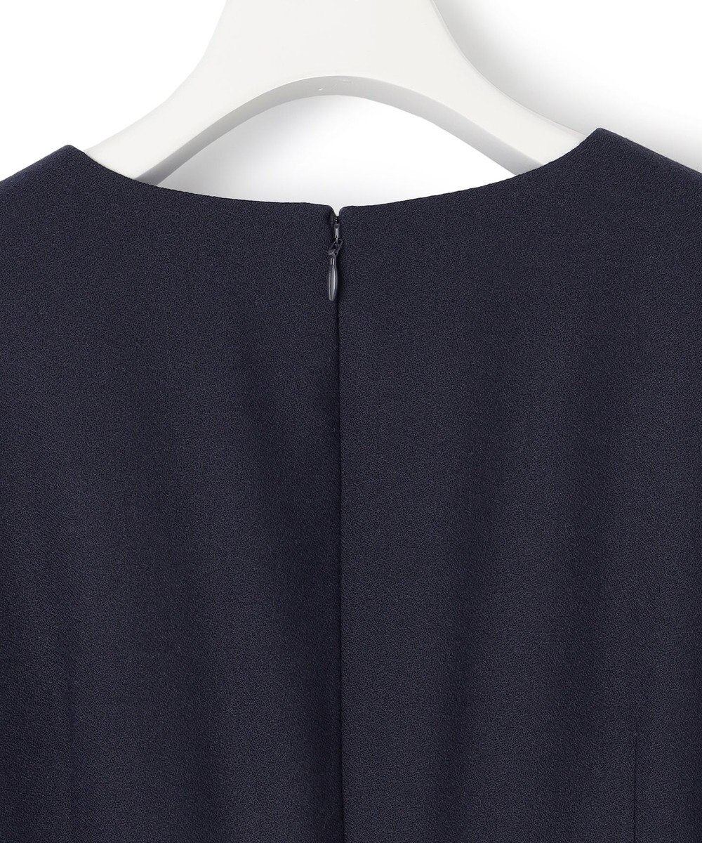 23区 L 【洗える】ウールミックスジョーゼット ワンピース 