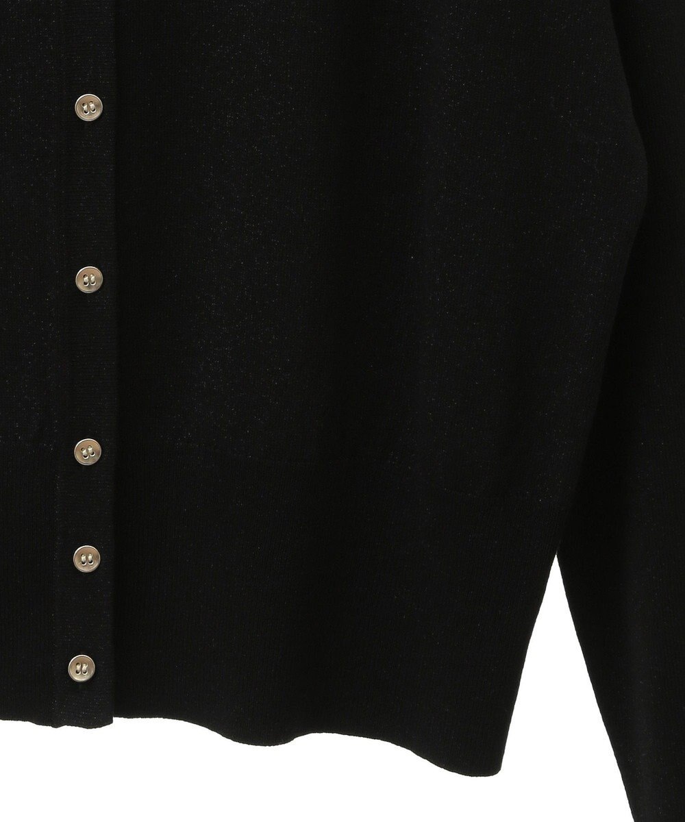 YECCA VECCA ラメ混クルーネックカーディガン 