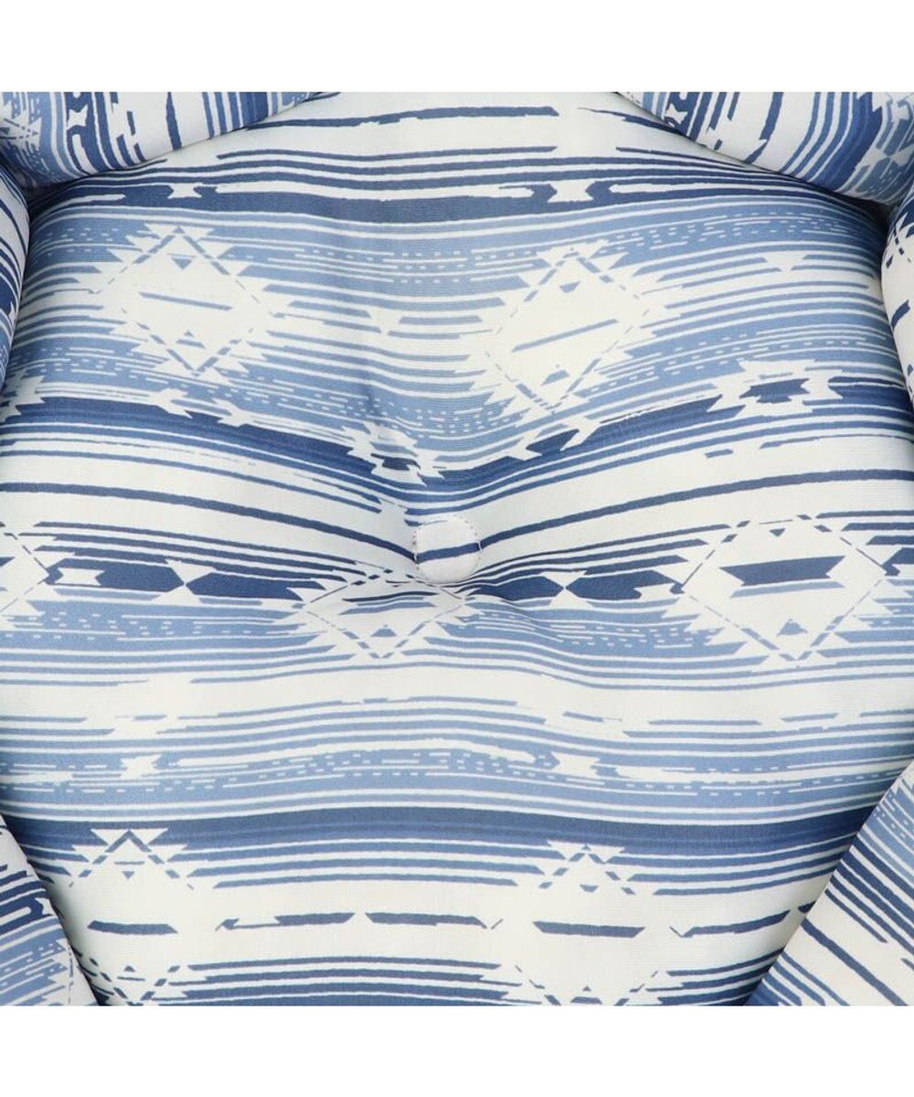 PET PARADISE 接触冷感 ネイティブ  丸型 カドラーベッド（55cm） 