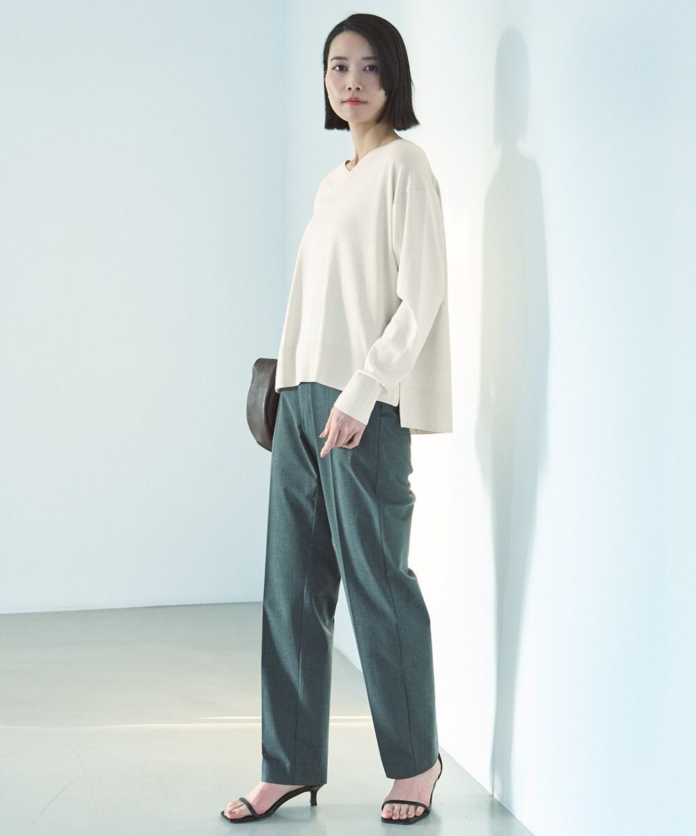 UNFILO L マイビューティ Vネック ニット 