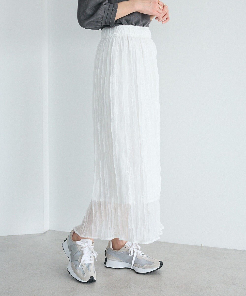 CRAFT STANDARD BOUTIQUE シアーワッシャースカート 