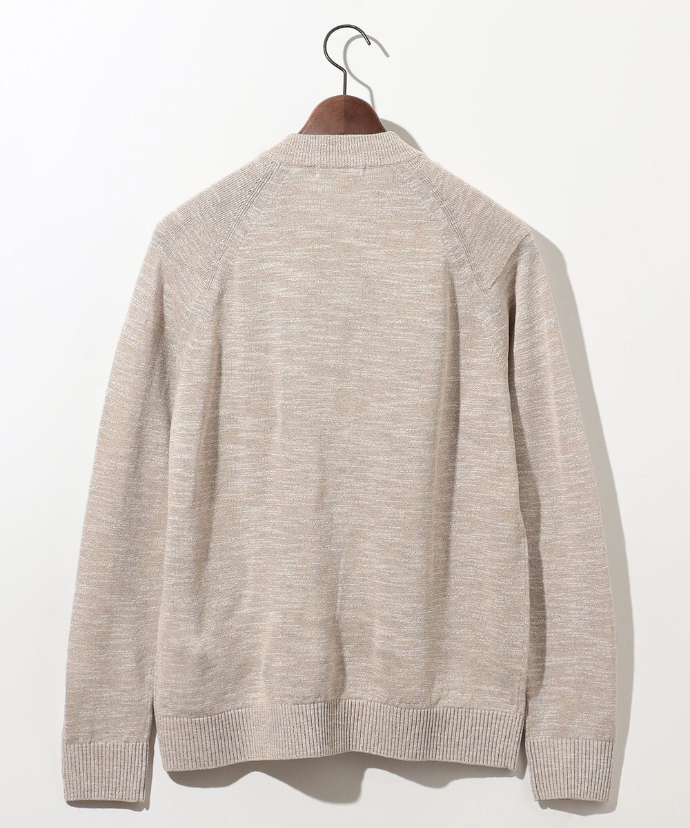 JOSEPH ABBOUD 【イタリア糸使用/清涼感/軽い/洗える/サスティナブル】スラブギマ ニット  ジップ ブルゾン 