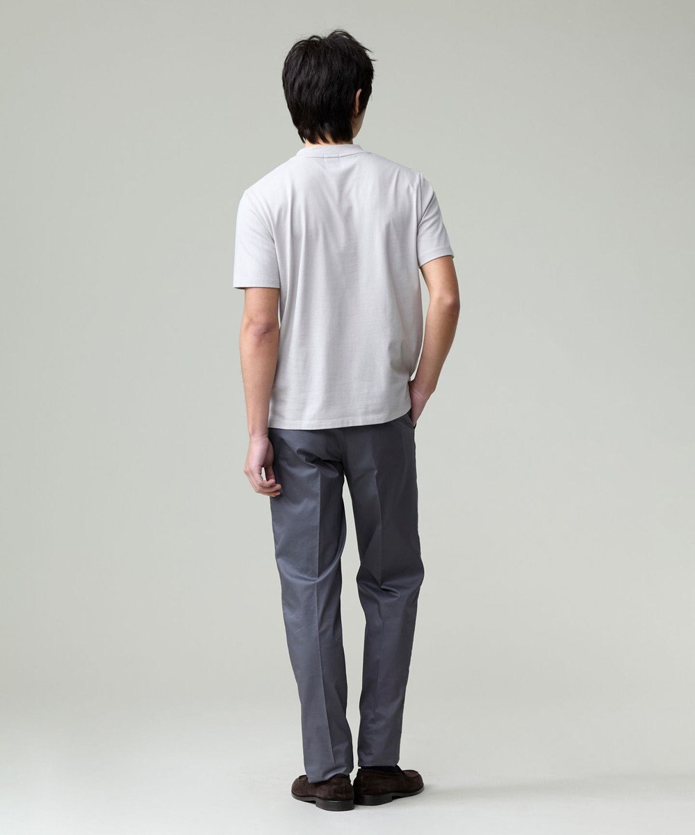 J.PRESS MEN 【ストレッチ】グリストーンダンプ ステムテーパードパンツ 