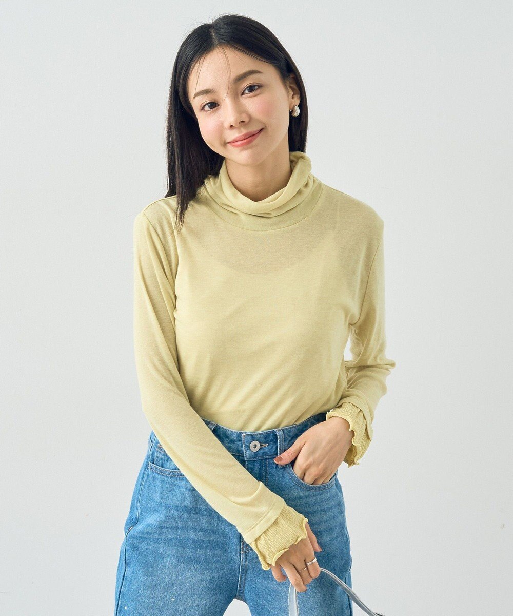 earth music&ecology シアードッキングタートルプルオーバー 