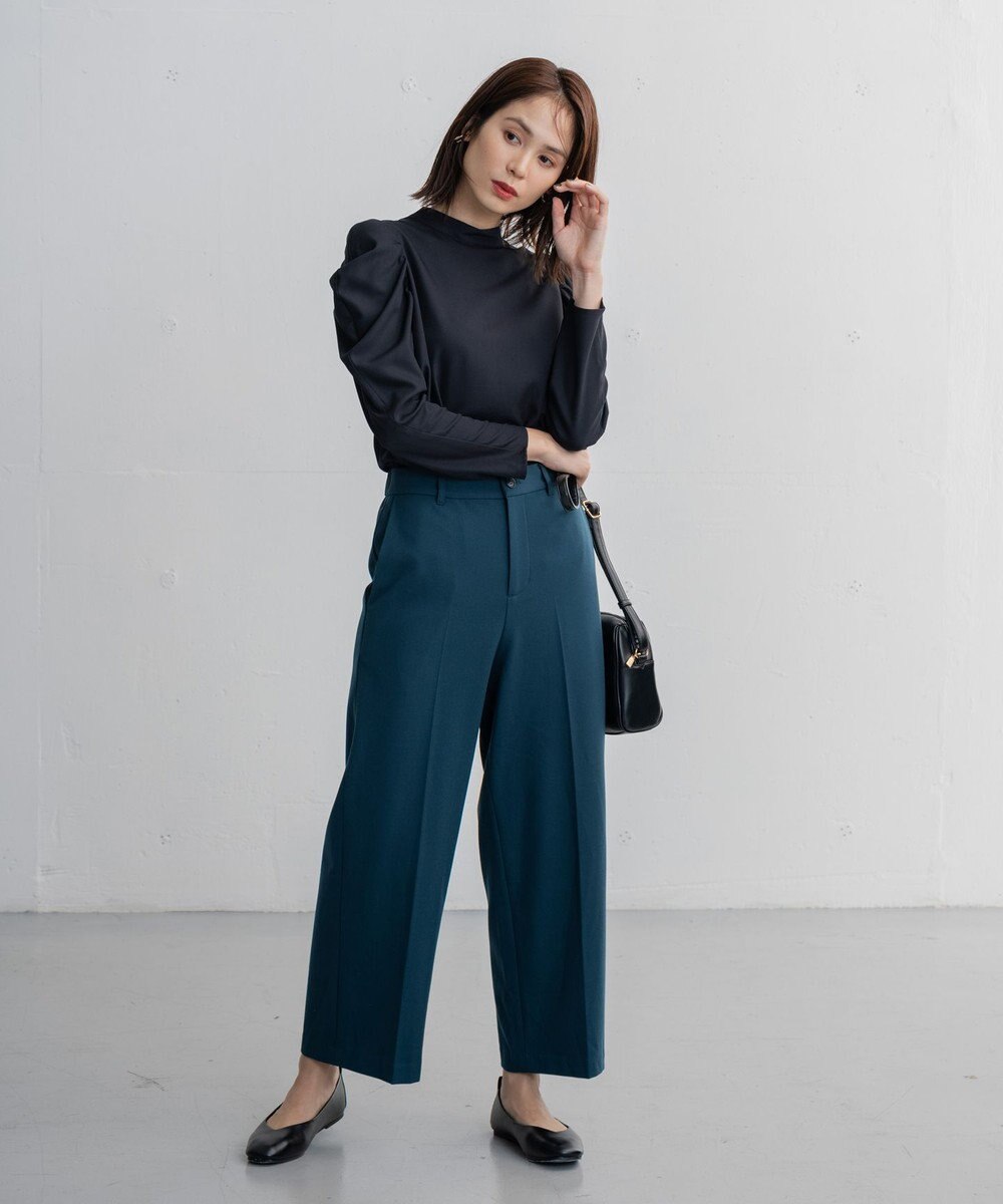 ANY タックボリュームブラウス 