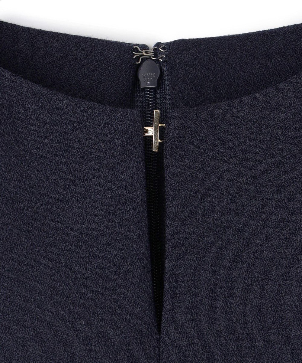 23区 L 【洗える】ウールミックスジョーゼット ワンピース 