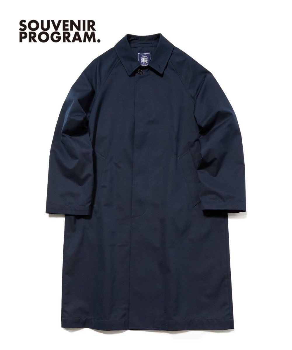 J.PRESS MEN 【J.PRESS ORIGINALS】【UNISEX】Cotton Like Polyester Balmacaan Coat 