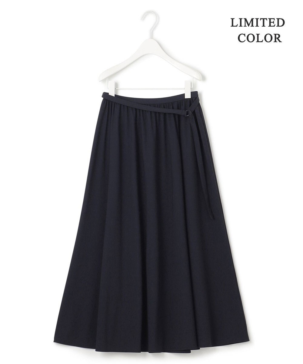 ICB 【接触冷感・UVカット・速乾・洗える】マットスキューバ フレアスカート 