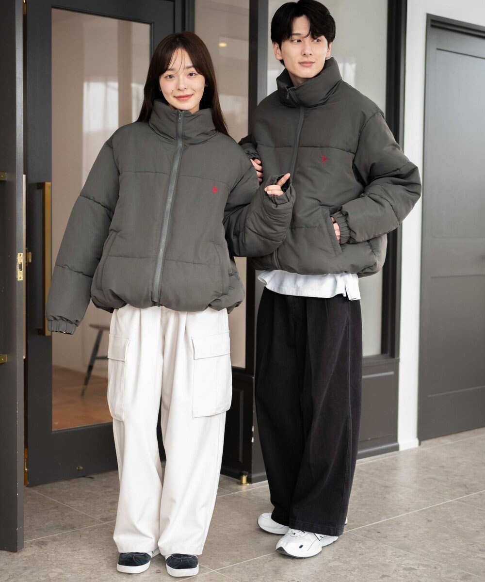 WEGO 【WEB限定/Sサイズ新登場/お気に入り登録者数5万人越えの大人気アイテム】U.S. POLO ASSN.別注パデッドジャケット 