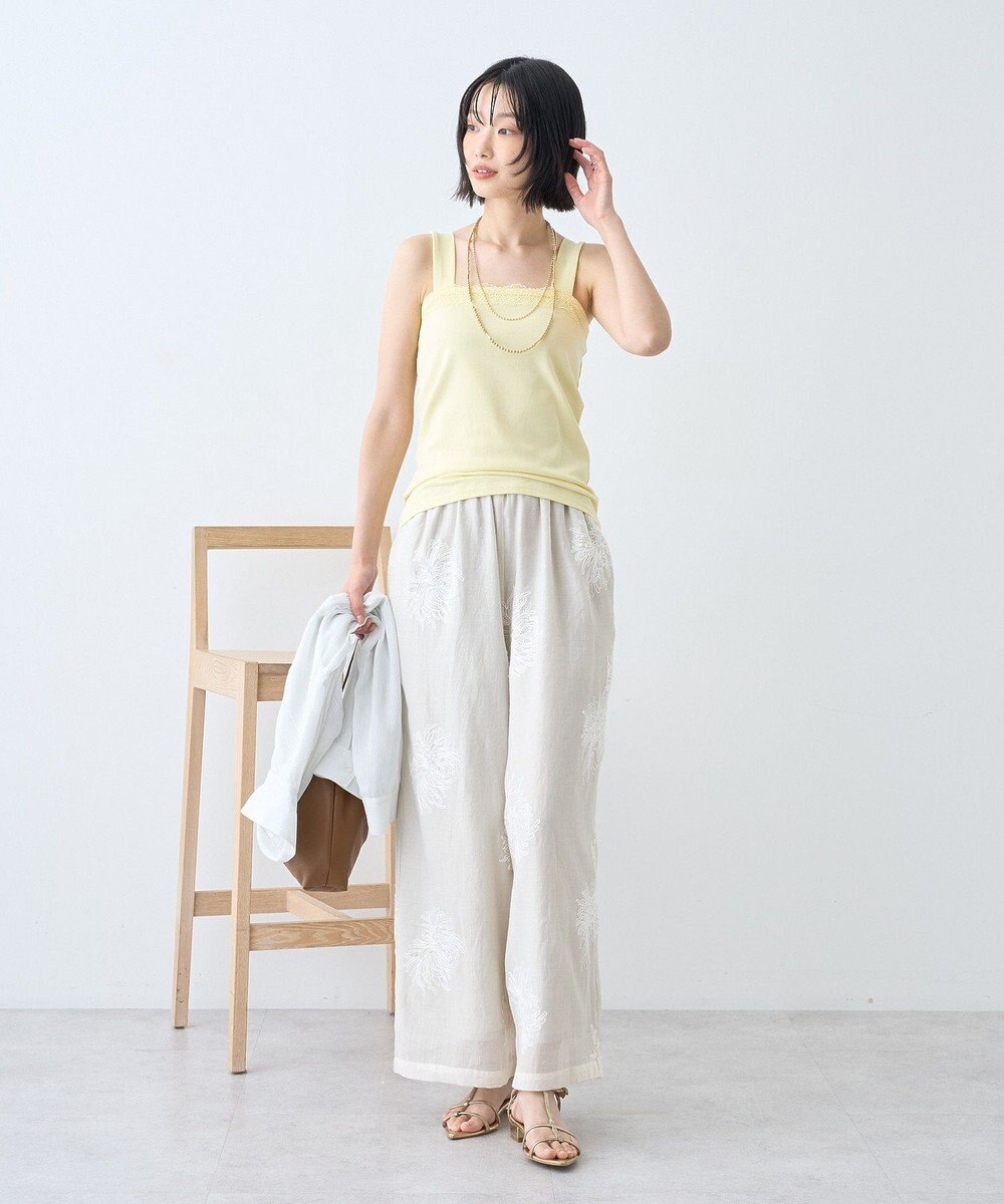 AMERICAN HOLIC レーススクエアネックタンクトップ 