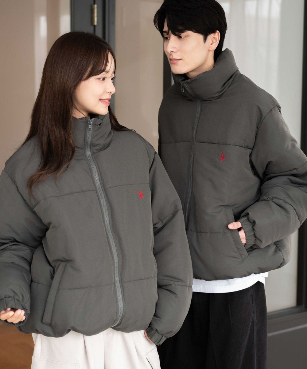 WEGO 【WEB限定/Sサイズ新登場/お気に入り登録者数5万人越えの大人気アイテム】U.S. POLO ASSN.別注パデッドジャケット 