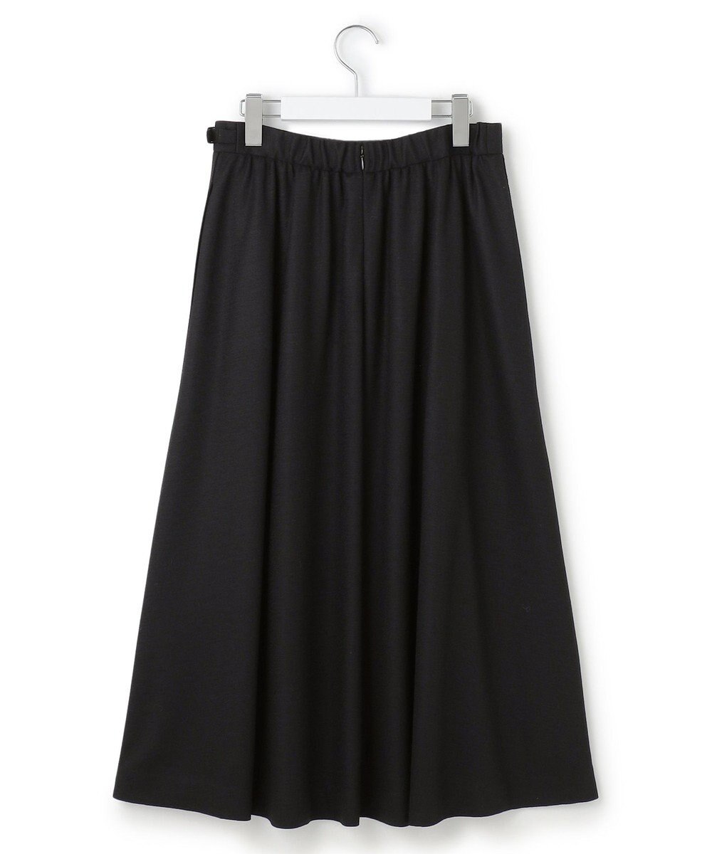 23区 【洗える】ウールミルドジャージー タック スカート 
