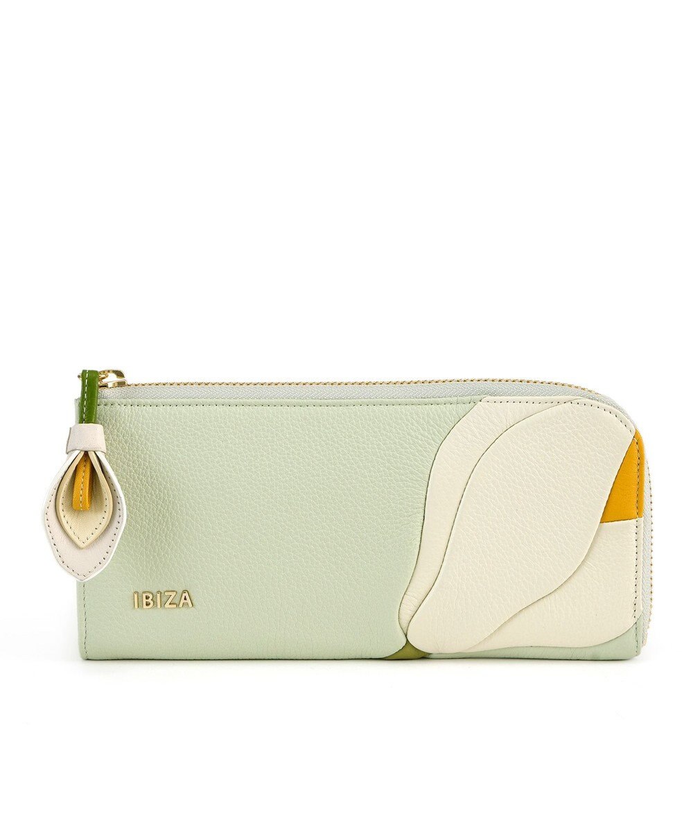 IBIZA プレーサ　L字ファスナー長財布 