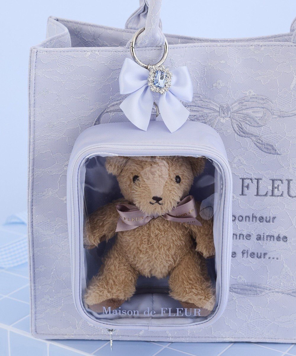 Maison de FLEUR ＥＣ限定ブルーマニアクリアポーチ 