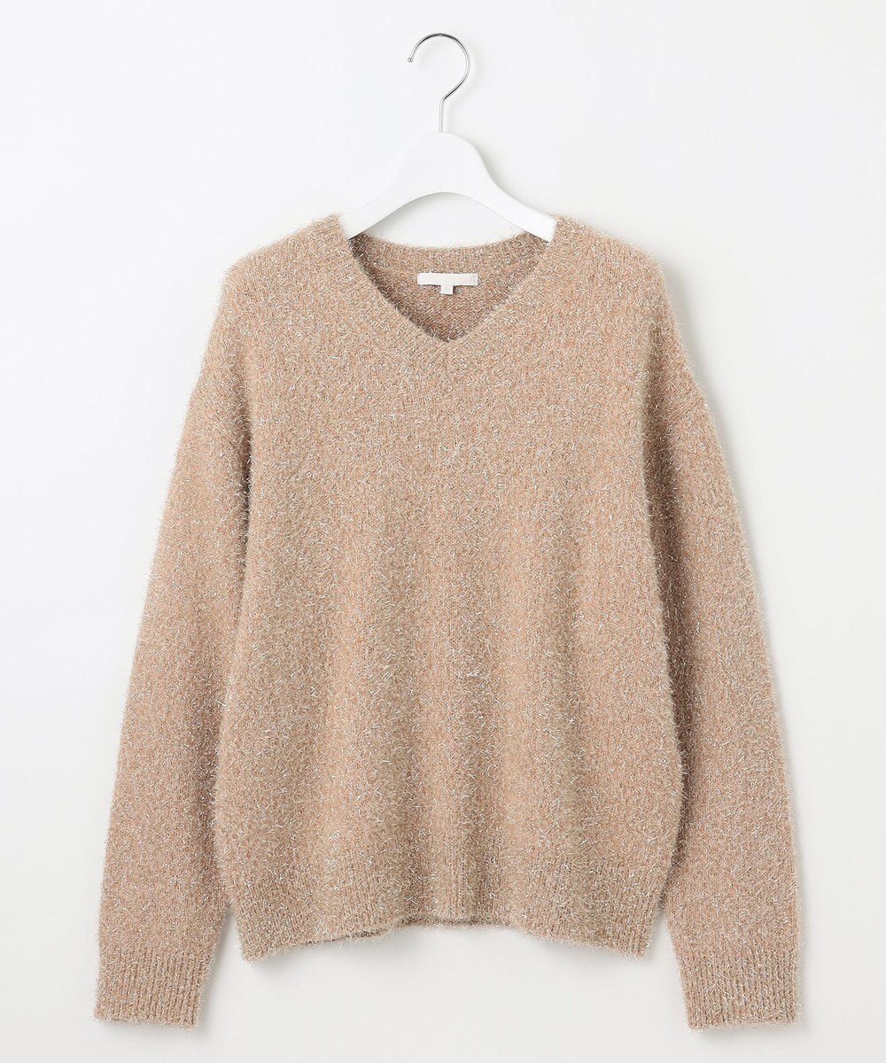 自由区 S 【カタログ掲載】フェザーラメプルオーバー ニット 