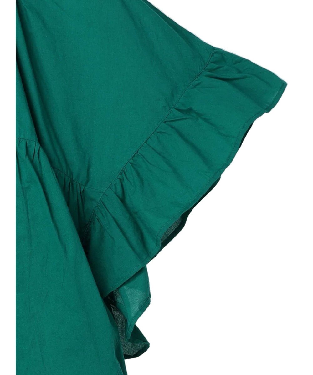 earth music&ecology コットンボイルボリュームブラウス 