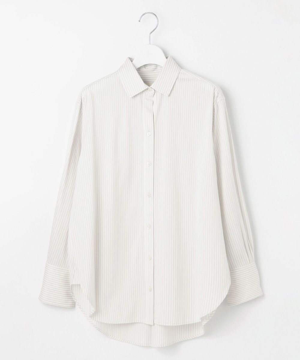 自由区 【洗える】ストレッチシャーティング ベーシック シャツ 