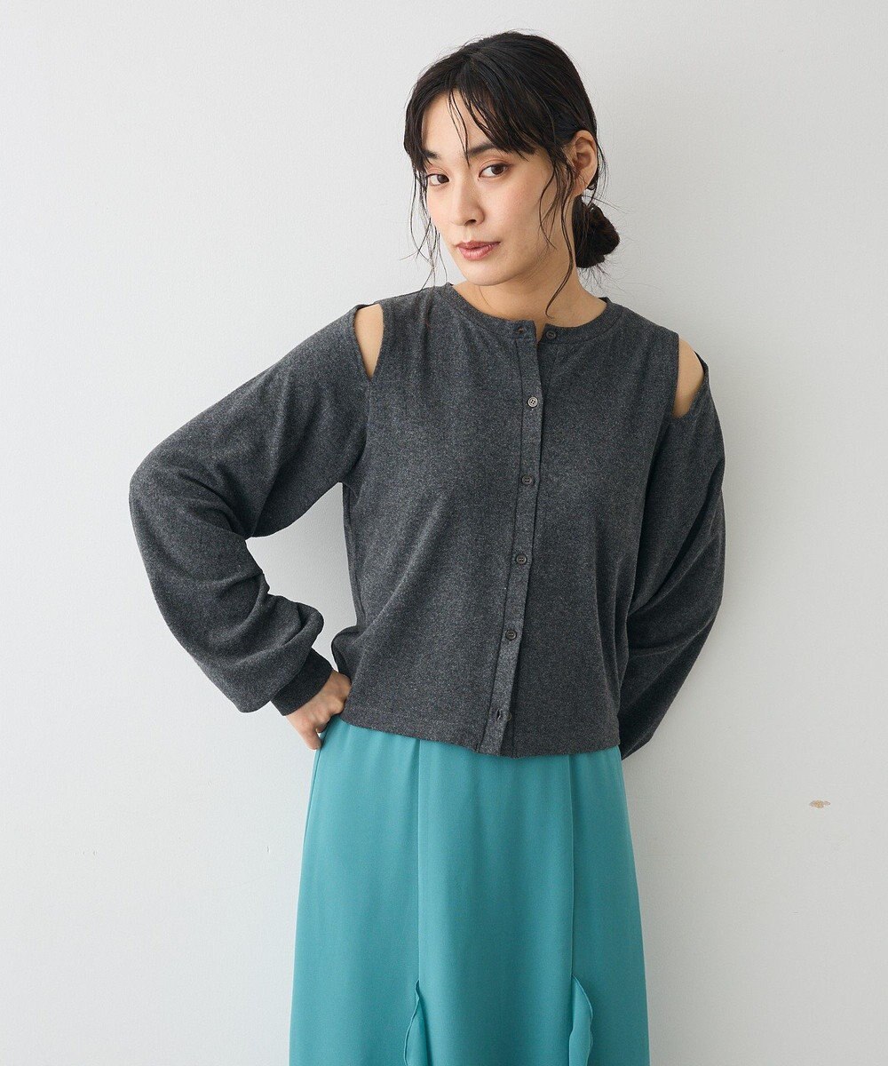 CRAFT STANDARD BOUTIQUE カットアウトデザインカーディガン 