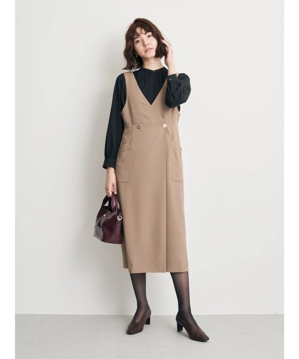 金釦ジャンパースカート / YECCA VECCA | ファッション通販 【公式通販 ...