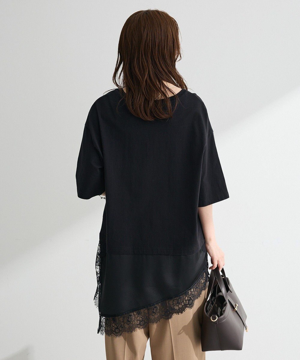 Green Parks レースドッキングＴシャツ 
