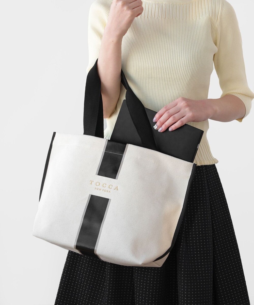 TOCCA 【A4サイズ対応・WEB＆一部店舗限定】PASSI CANVASTOTE キャンバス トートバッグ 