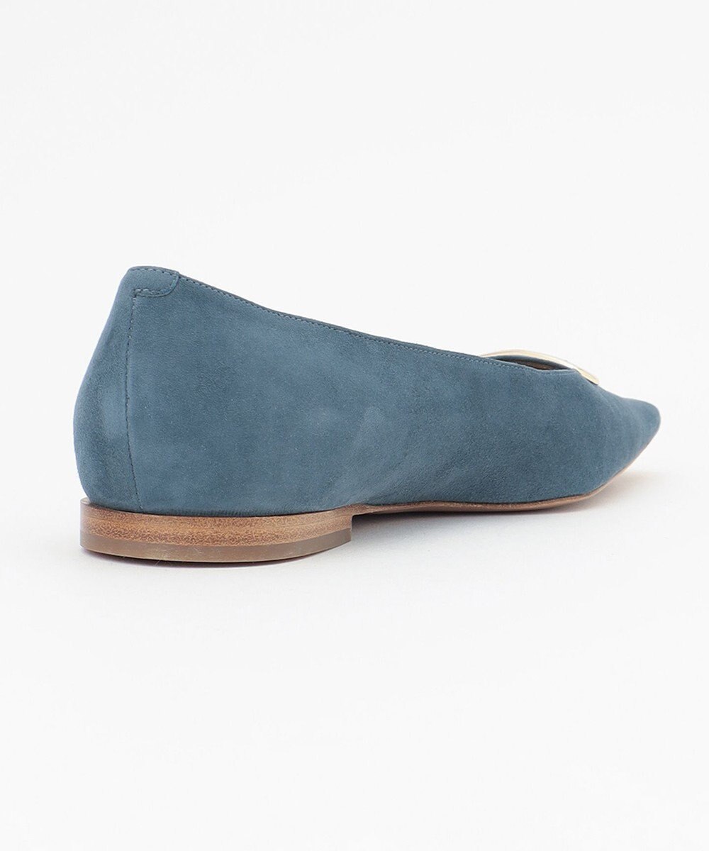 23区 PELLICO セミスクエアトゥ バックル パンプス 