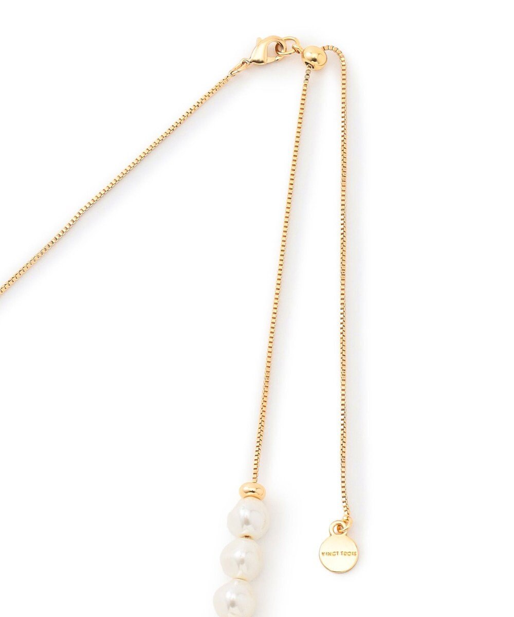 23区 パールスライドチェーンネックレス 