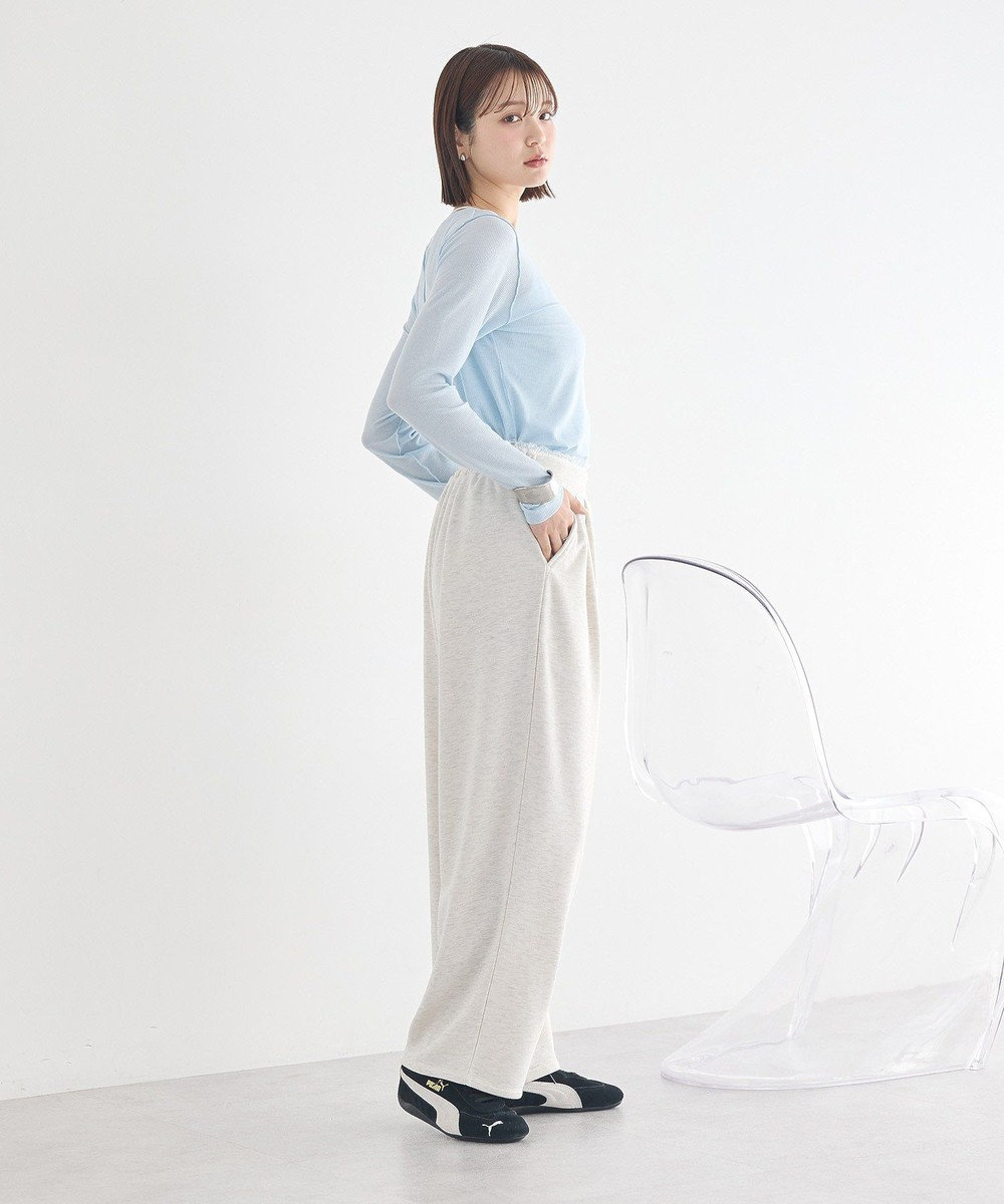 earth music&ecology 微シアーメロープルオーバー 