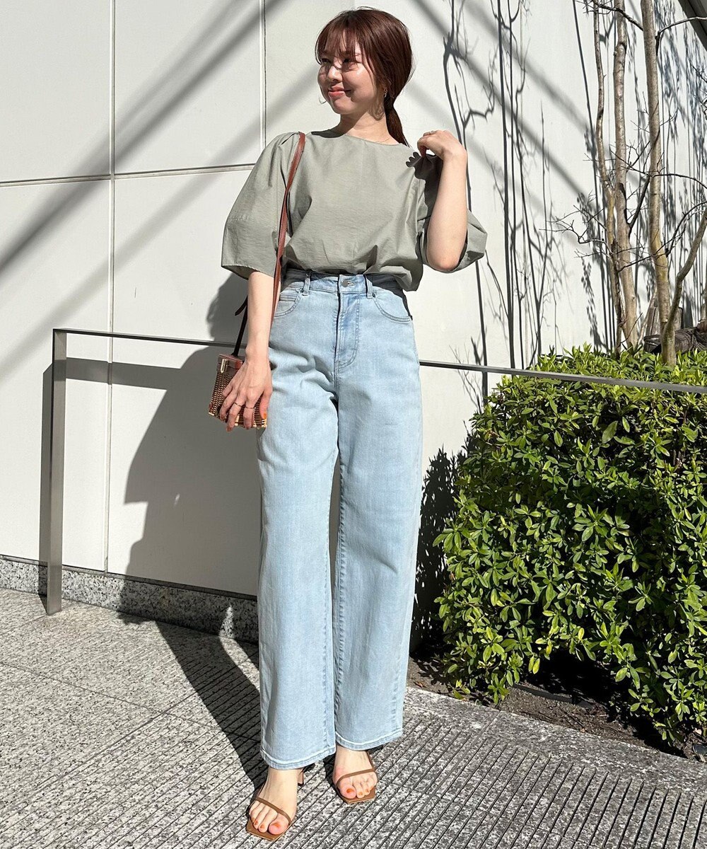 UNFILO ワッシャーブロード 2WAYブラウス 