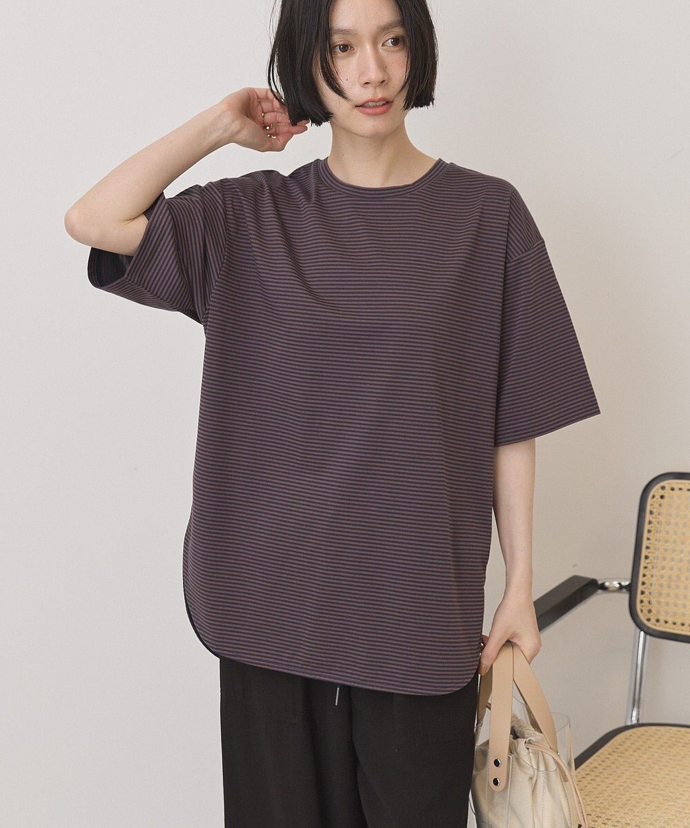 AMERICAN HOLIC 裾ラウンドＴシャツ 