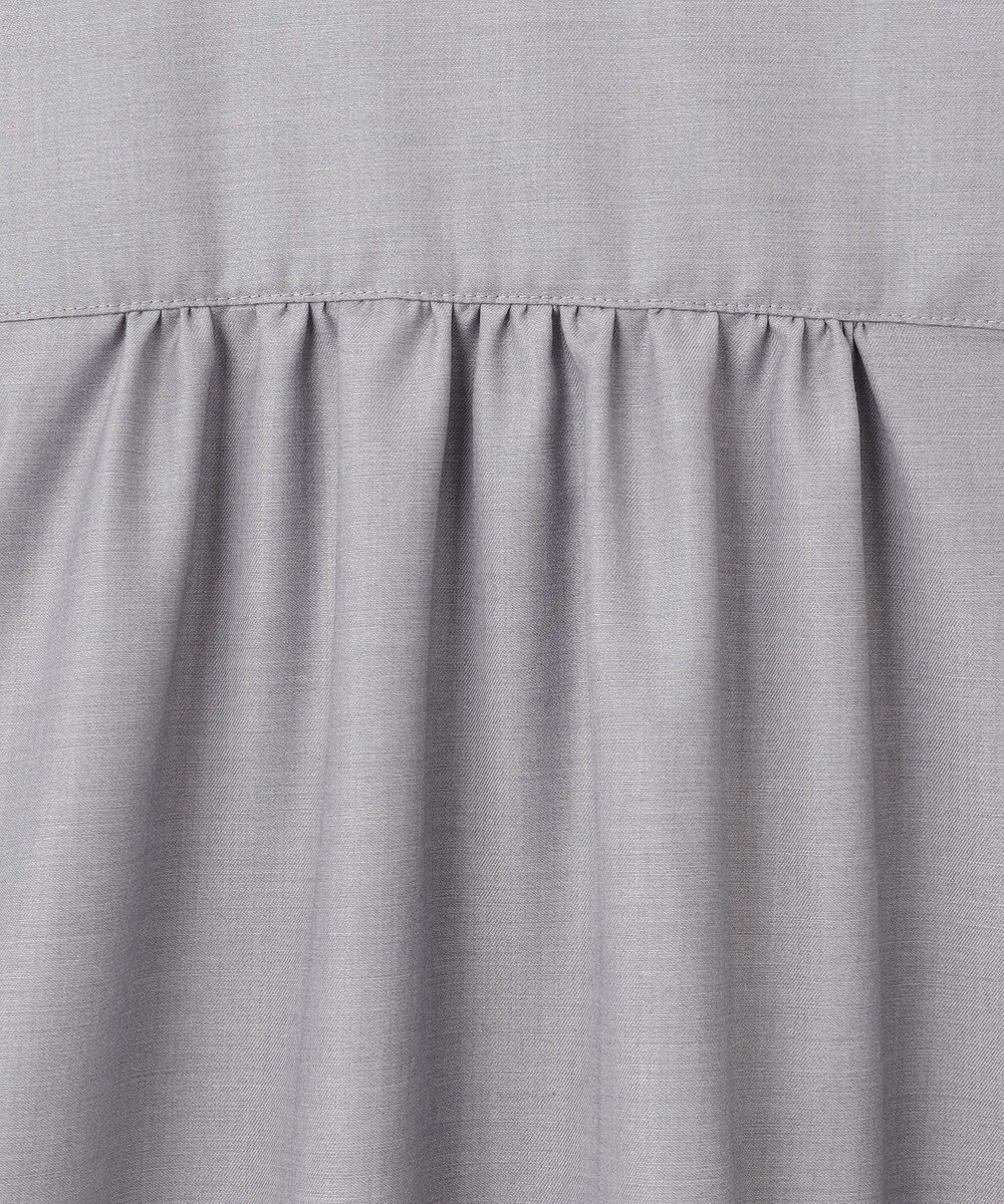 J.PRESS YORK STREET 【WOMEN】バックドレープ シャツワンピース 