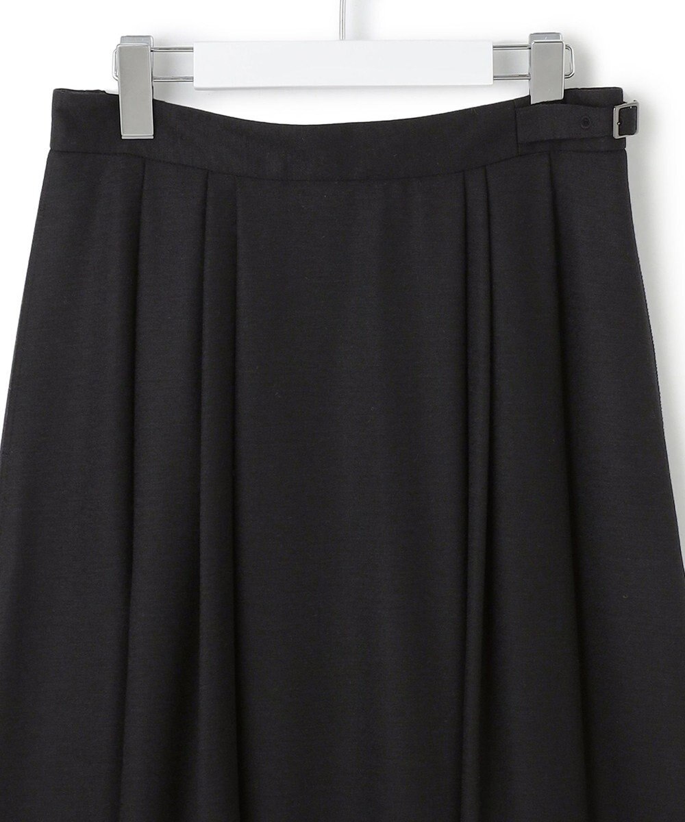 23区 【洗える】ウールミルドジャージー タック スカート 
