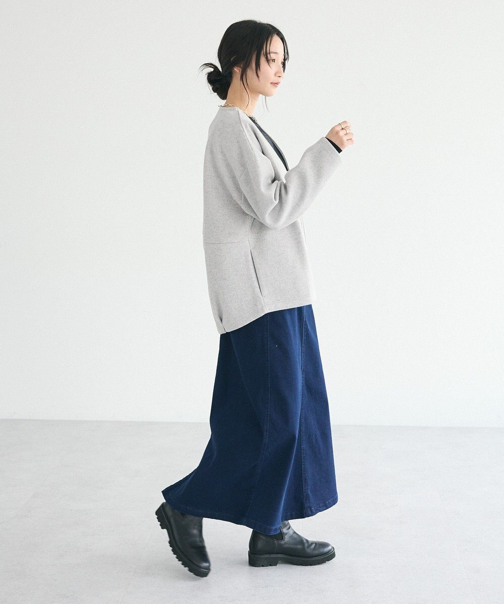 CRAFT STANDARD BOUTIQUE 圧縮ウール風ZIP付きジャケット 