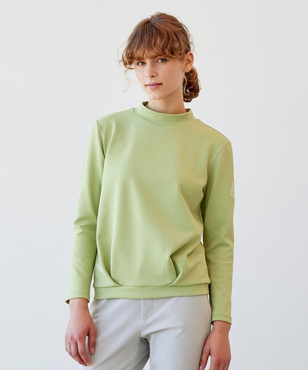 23区GOLF カラバリ豊富な8色展開【23Fondation/WOMEN】長袖 モックネックシャツ 