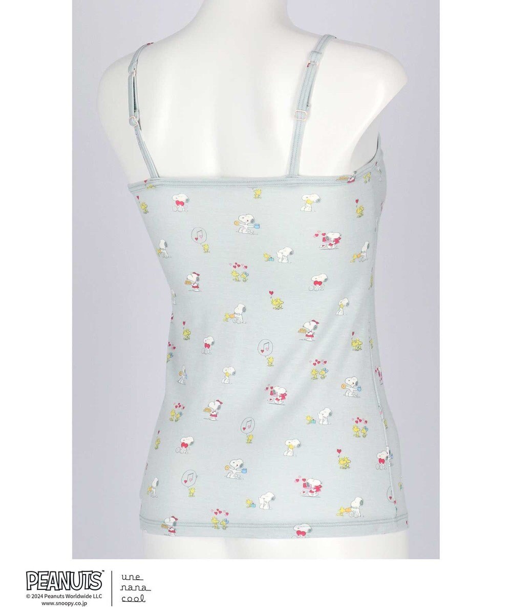 une nana cool 【スヌーピー】PEANUTS × une nana cool カップ付きキャミソール SNOOPY 