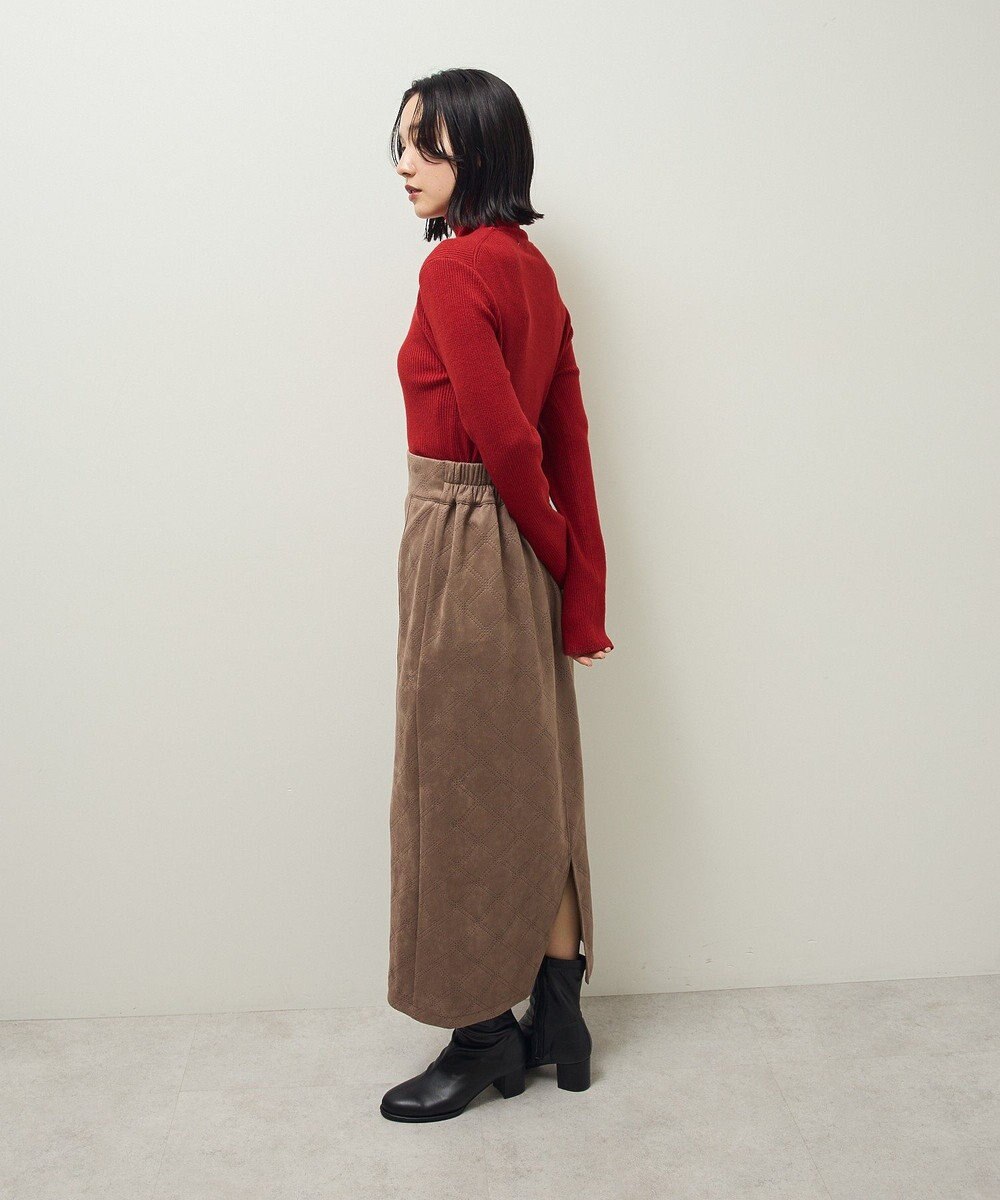 Green Parks チクチクしないリブタートルニットプルオーバー 