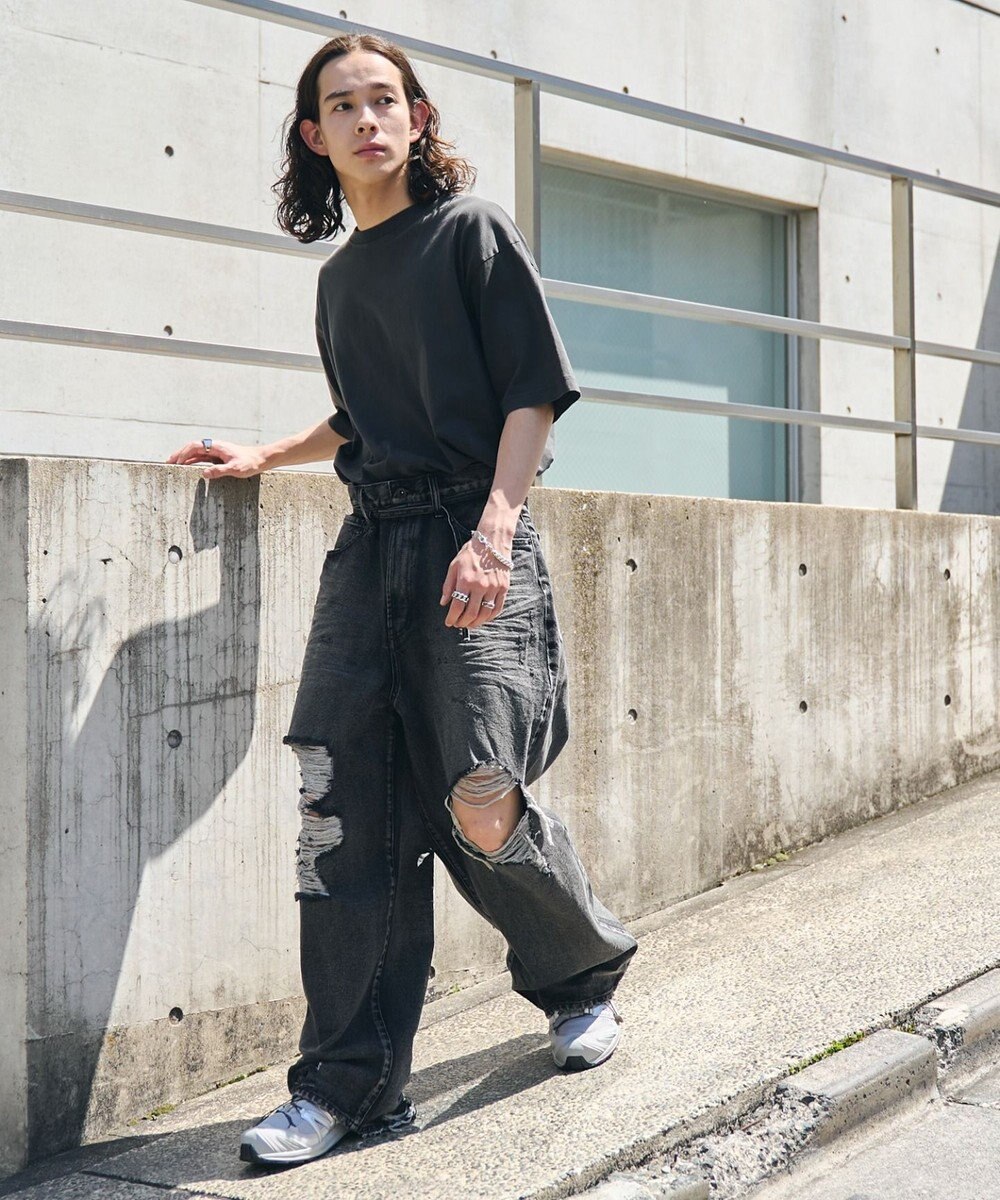 WEGO スーパーバギーデストロイデニム 