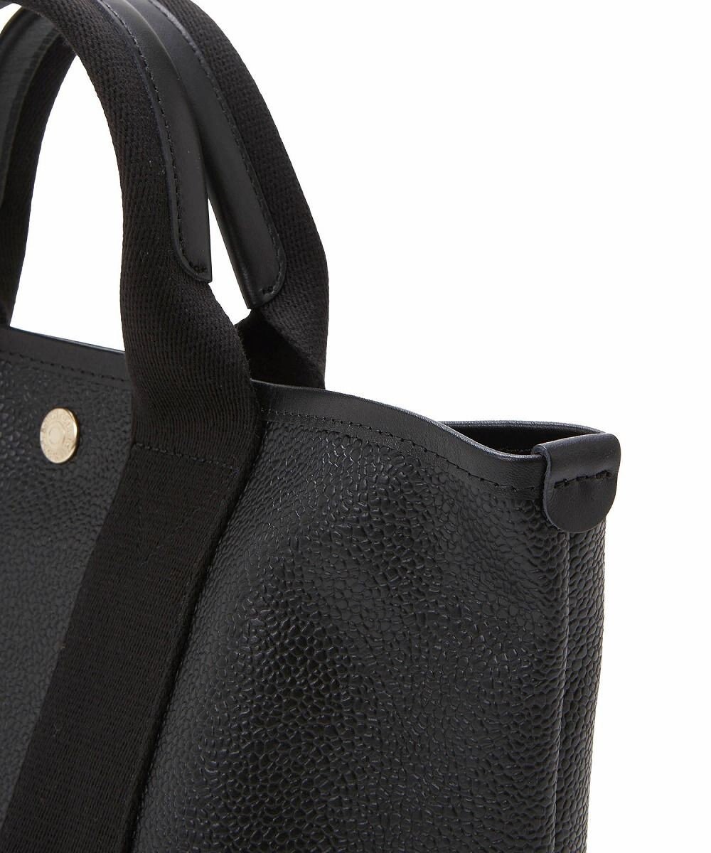 TOPKAPI 【Breath TOPKAPI】スコッチグレイン ネオレザー ミニ トート バッグ ショルダー付き S 