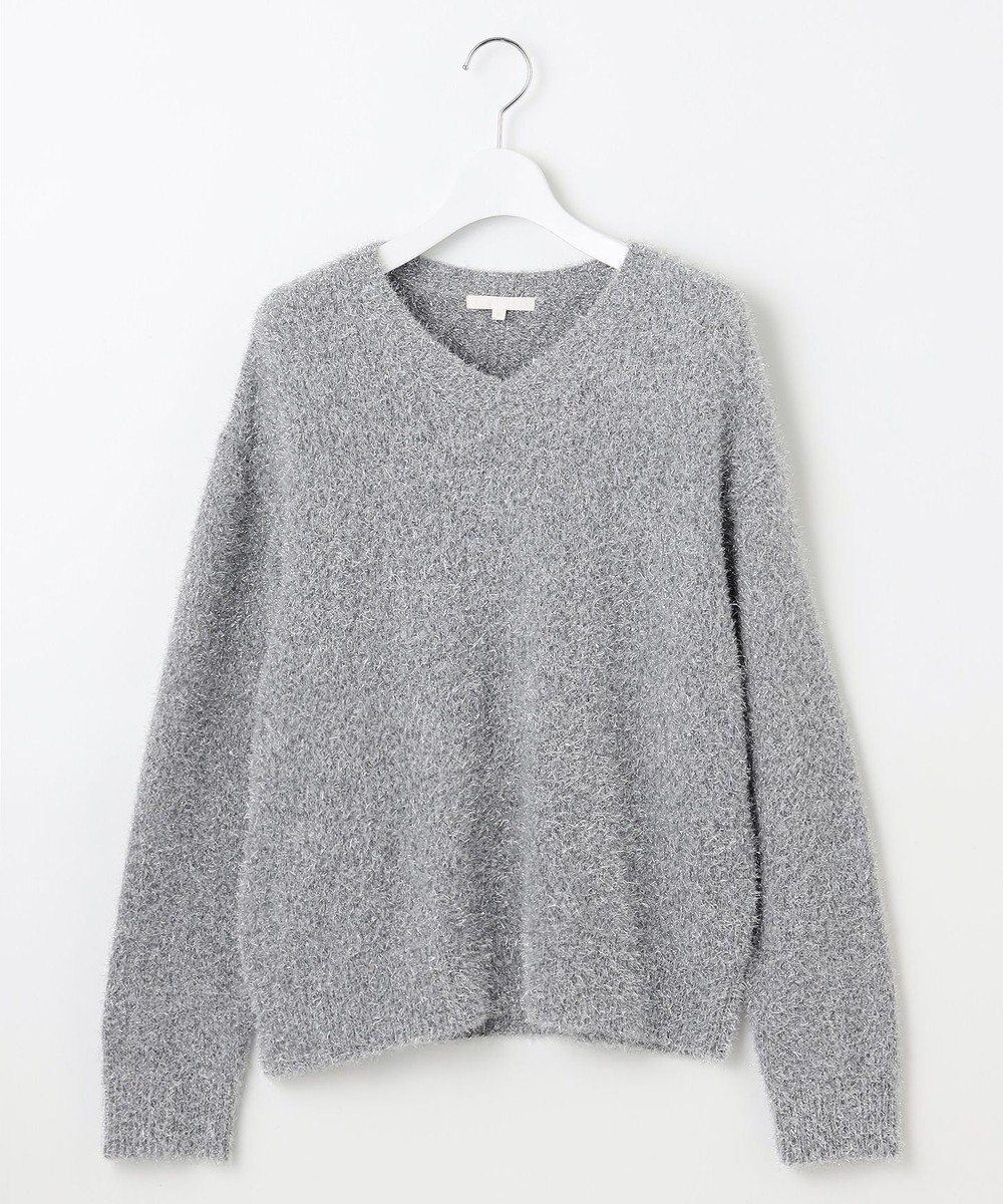 自由区 S 【カタログ掲載】フェザーラメプルオーバー ニット 