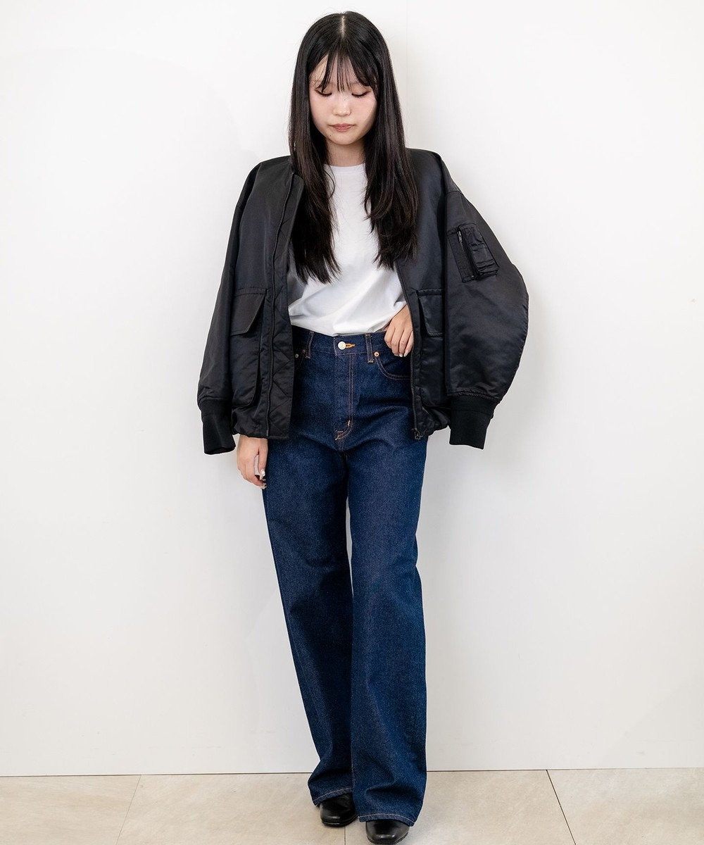 caqu sagging baggy ワイドシルエットデニム 