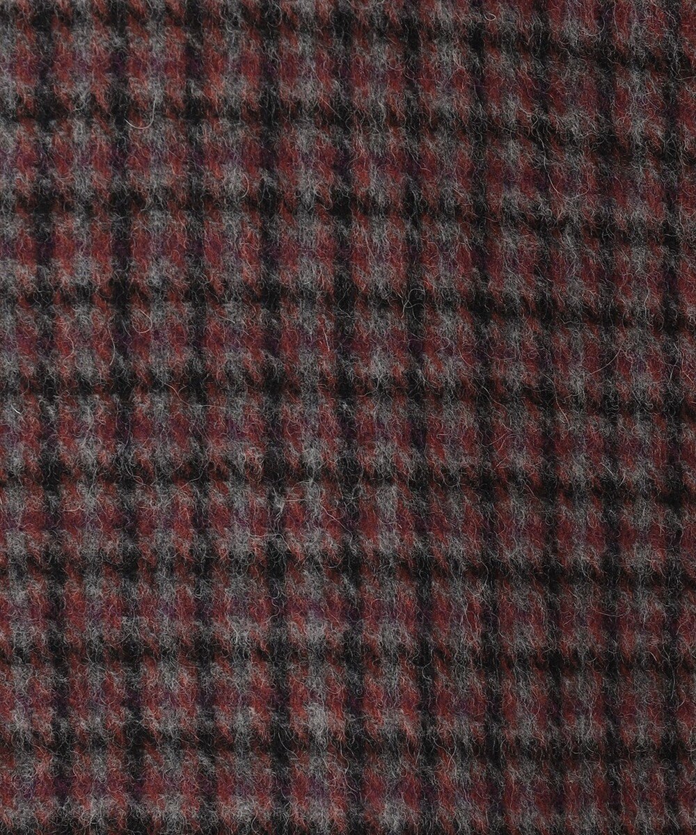 自由区 【リバーシブル】ウールリバー ノーカラーロングコート 