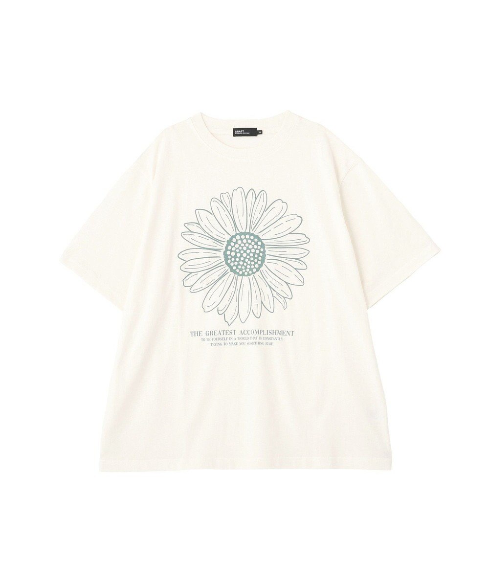CRAFT STANDARD BOUTIQUE フラワープリントグラフィックＴシャツ 