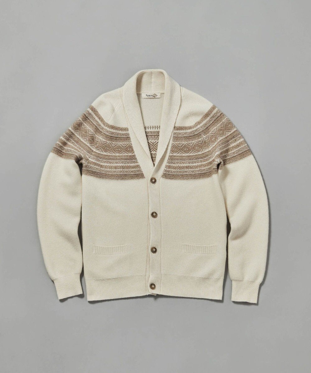 JOSEPH ABBOUD MOUNTAIN 【SPACE／UNISEX】ピュアカシミアアンダイド カーディガン 